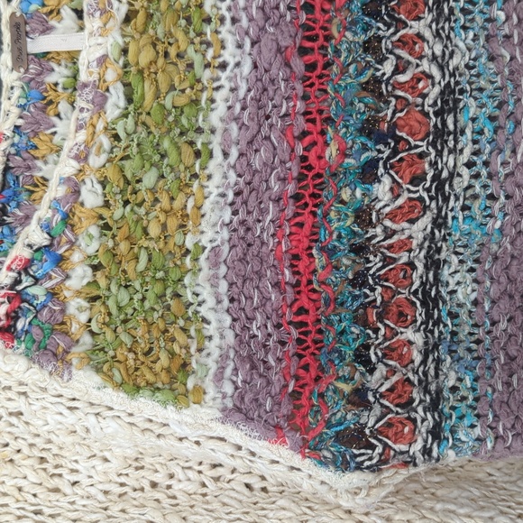 Free People loose knit scoop neck sweater size XS - Picture 3 of 8